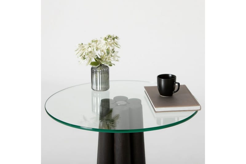 Novera Soffbord 50 cm - Transparent/Svart - Möbler - Bord & matgrupp - Soffbord