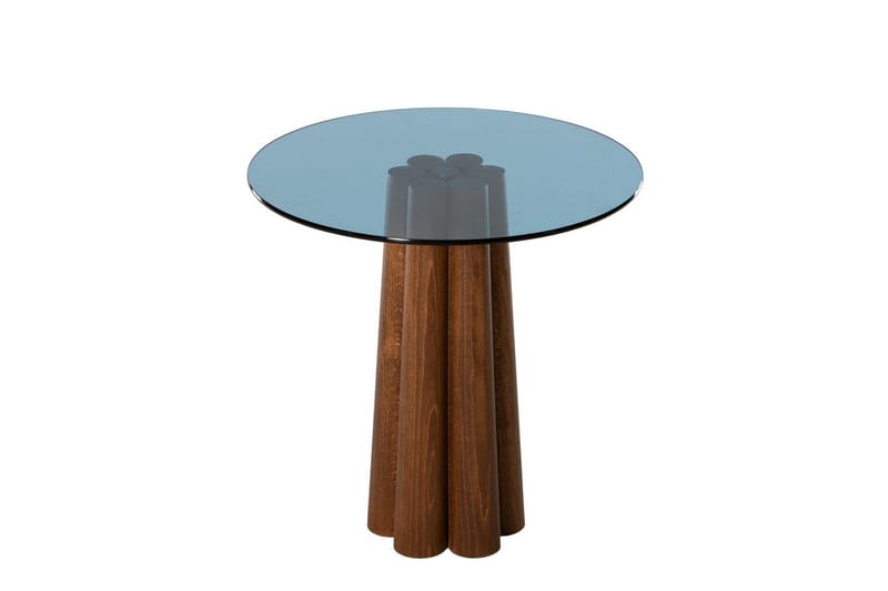 Novera Soffbord 50 cm - Valnöt/Blå - Möbler - Bord & matgrupp - Soffbord