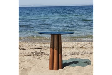 Novera Soffbord 50 cm - Valnöt/Blå - Möbler - Bord & matgrupp - Soffbord