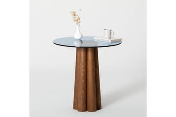 Novera Soffbord 50 cm - Valnöt/Blå - Möbler - Bord & matgrupp - Soffbord