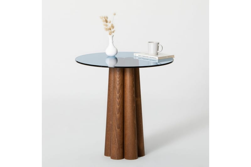 Novera Soffbord 50 cm - Valnöt/Blå - Möbler - Bord & matgrupp - Soffbord