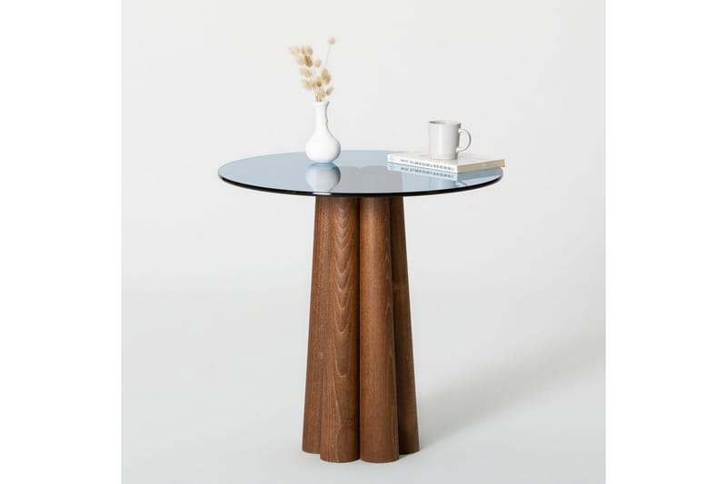 Novera Soffbord 50 cm - Valnöt/Blå - Möbler - Bord & matgrupp - Soffbord