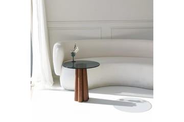 Novera Soffbord 50 cm - Valnöt/Mörkgrå - Möbler - Bord & matgrupp - Soffbord