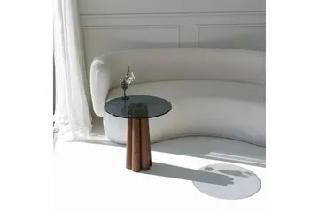 Novera Soffbord 50 cm - Valnöt/Mörkgrå - Möbler - Bord & matgrupp - Soffbord