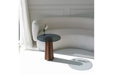 Novera Soffbord 50 cm - Valnöt/Mörkgrå - Möbler - Bord & matgrupp - Soffbord