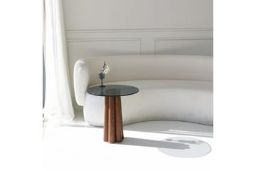 Novera Soffbord 50 cm - Valnöt/Mörkgrå - Möbler - Bord & matgrupp - Soffbord