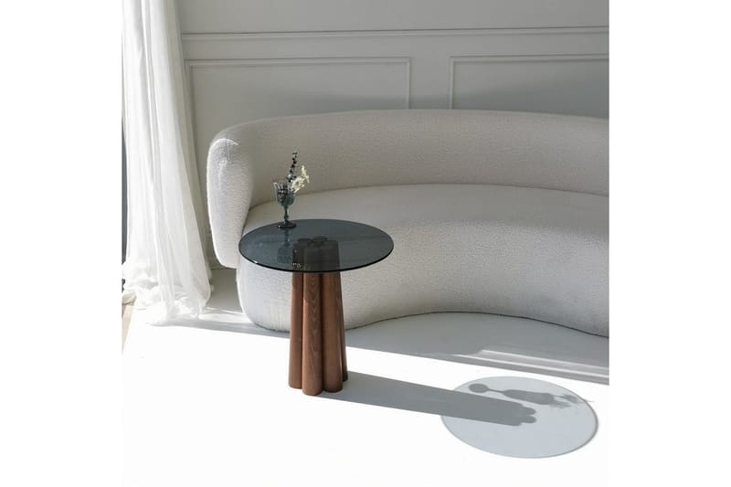 Novera Soffbord 50 cm - Valnöt/Mörkgrå - Möbler - Bord & matgrupp - Soffbord