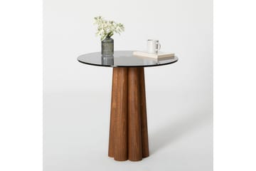 Novera Soffbord 50 cm - Valnöt/Mörkgrå - Möbler - Bord & matgrupp - Soffbord