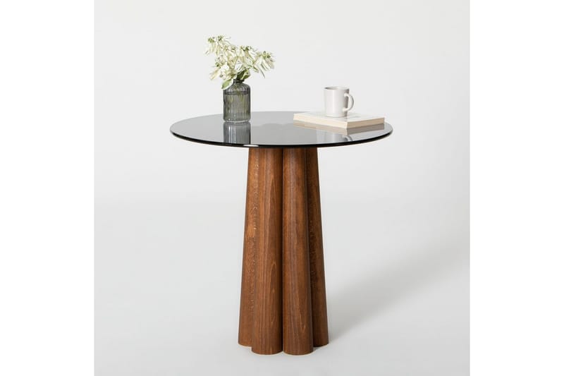 Novera Soffbord 50 cm - Valnöt/Mörkgrå - Möbler - Bord & matgrupp - Soffbord