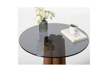 Novera Soffbord 50 cm - Valnöt/Mörkgrå - Möbler - Bord & matgrupp - Soffbord