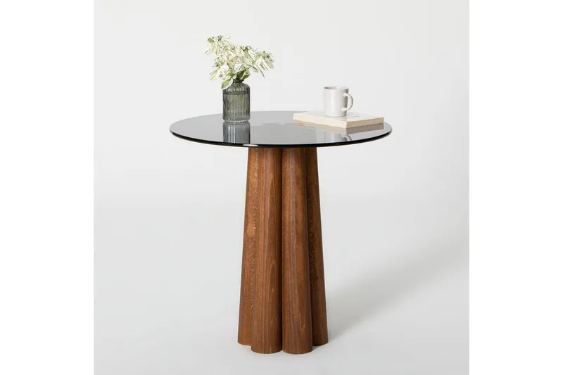 Novera Soffbord 50 cm - Valnöt/Mörkgrå - Möbler - Bord & matgrupp - Soffbord