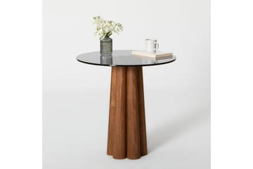 Novera Soffbord 50 cm - Valnöt/Mörkgrå - Möbler - Bord & matgrupp - Soffbord