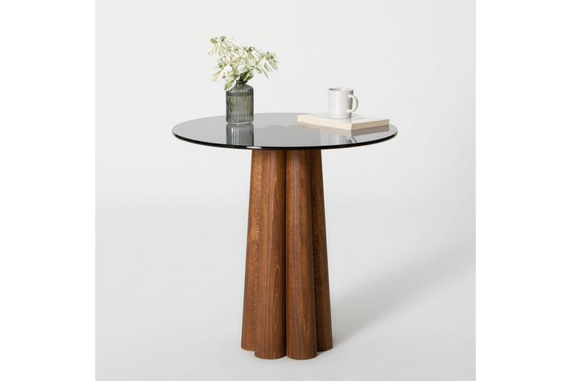 Novera Soffbord 50 cm - Valnöt/Mörkgrå - Möbler - Bord & matgrupp - Soffbord