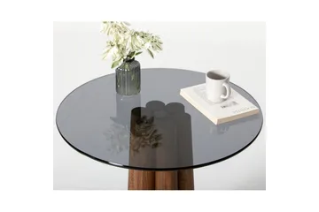 Novera Soffbord 50 cm - Valnöt/Mörkgrå - Möbler - Bord & matgrupp - Soffbord