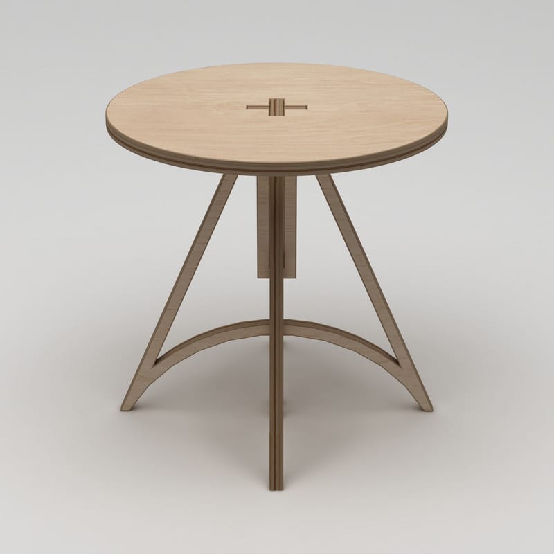 Nurena Matbord 75 cm - Naturligt trä - Möbler - Bord & matgrupp - Matbord & köksbord