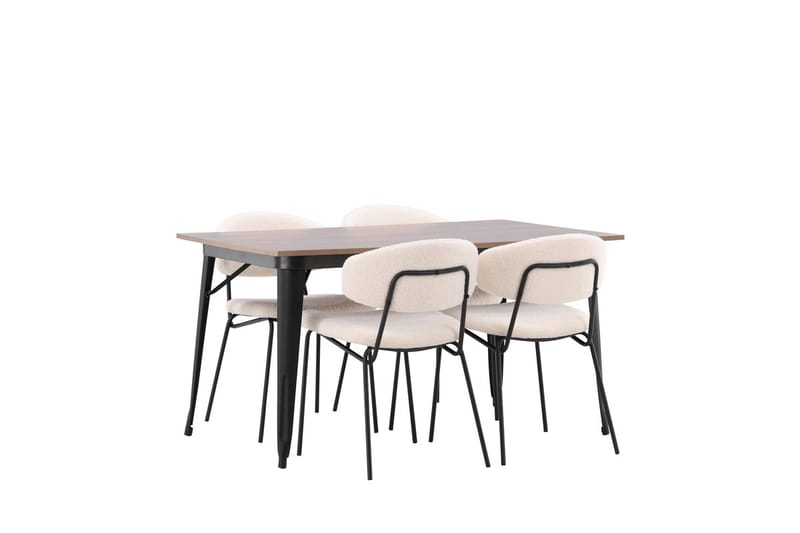 Ochovi Matbord 140 cm med 4 Chico Matstol - Möbler - Bord & matgrupp - Matgrupp