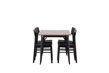 Ochovi Matbord 140 cm med 4 Montros Matstol - Möbler - Bord & matgrupp - Matgrupp