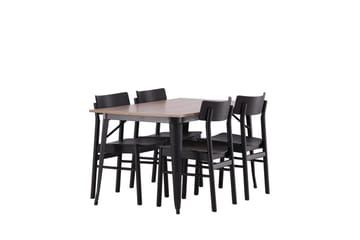 Ochovi Matbord 140 cm med 4 Montros Matstol - Möbler - Bord & matgrupp - Matgrupp