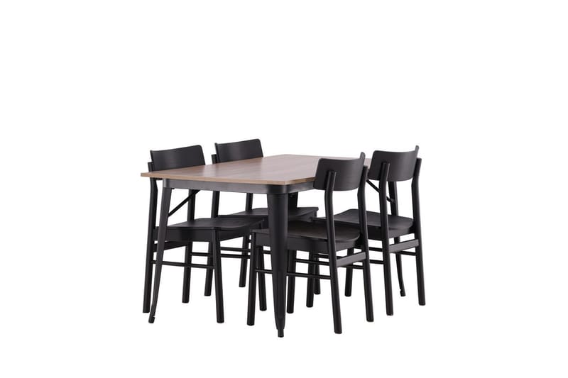Ochovi Matbord 140 cm med 4 Montros Matstol - Möbler - Bord & matgrupp - Matgrupp