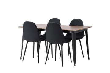 Ochovi Matbord 140 cm med 4 Polar Matstol - Möbler - Bord & matgrupp - Matgrupp