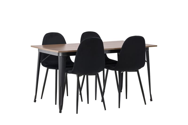 Ochovi Matbord 140 cm med 4 Polar Köksstol - Möbler - Bord & matgrupp - Matgrupp