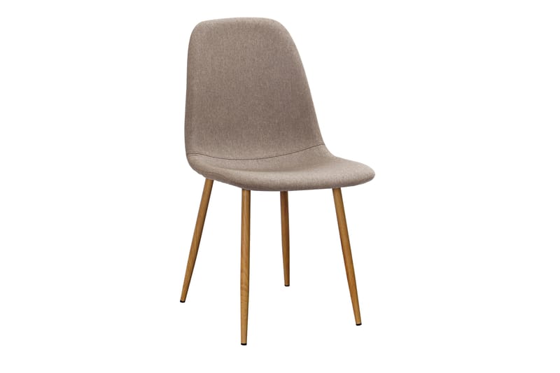 Octavia Förlängningsbart Matbord 180 cm +  6 st Naira stol brun med ek ben - Vit/Brun - Möbler - Bord & matgrupp - Matgrupp