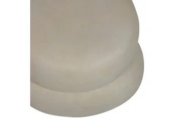 Oda Runt Soffbord i Sten med Stenskiva - Gråbeige - Möbler - Bord & matgrupp - Soffbord