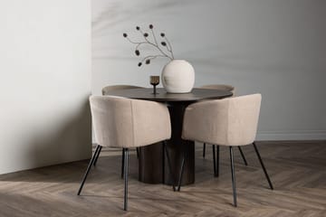 Brun - Svart/Beige