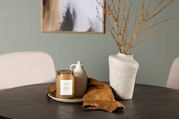 Olivero Matbord 110 cm Runt med 4 Seda Matstol - Mörkbrun - Möbler - Bord & matgrupp - Matgrupp
