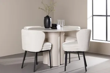 Beige - vit, mocca