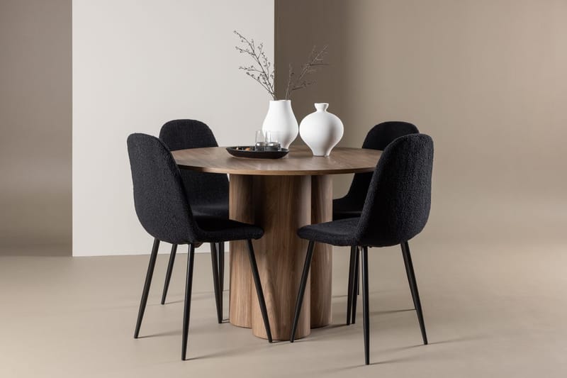 Olivia Matbord 110 cm med 4 Polar Matstol