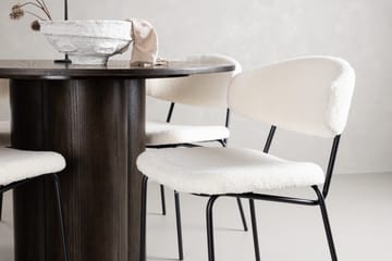 Olivia Matgrupp 110 cm Rund med 4 Chico Stolar - Mocca - Möbler - Bord & matgrupp - Matgrupp