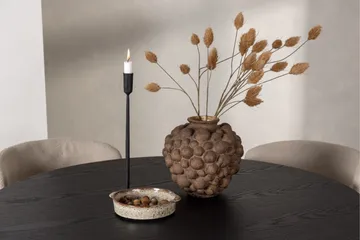 Olivia Matgrupp 110 cm Rund med 4 Modesto Stolar - Svart - Möbler - Bord & matgrupp - Matgrupp