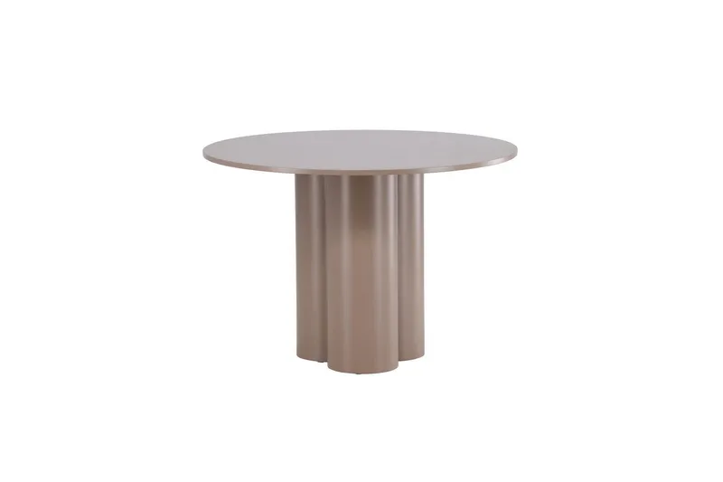 Olivia Runt Matbord 110 cm i Målad MDF - Brun - Möbler - Bord & matgrupp - Matbord & köksbord