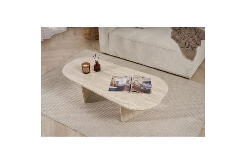 Omari Soffbord 130 cm - Beige - Möbler - Bord & matgrupp - Soffbord