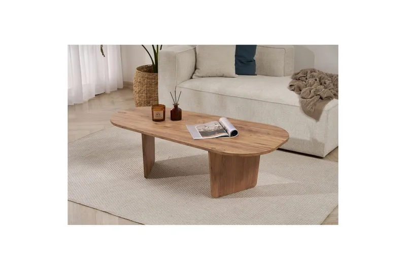 Omari Soffbord 130 cm - Brun - Möbler - Bord & matgrupp - Soffbord