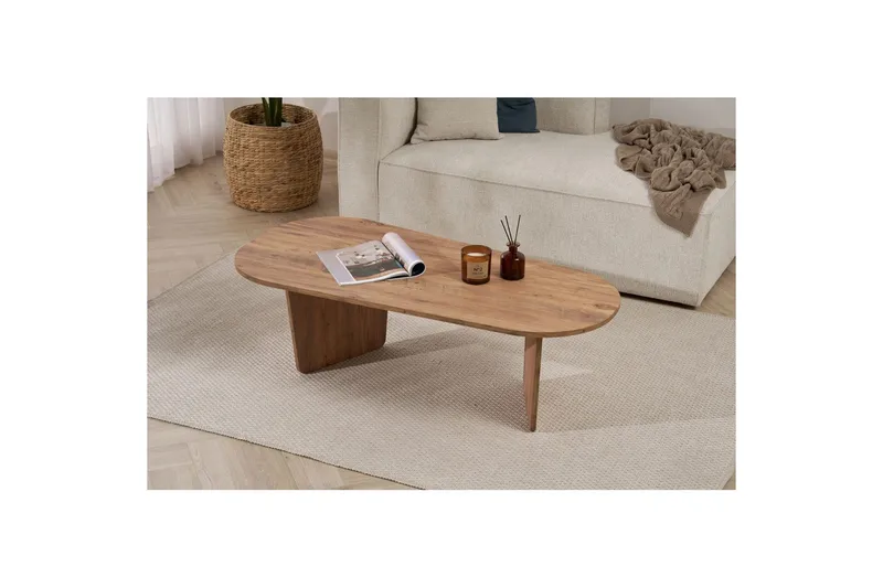 Omari Soffbord 130 cm - Brun - Möbler - Bord & matgrupp - Soffbord