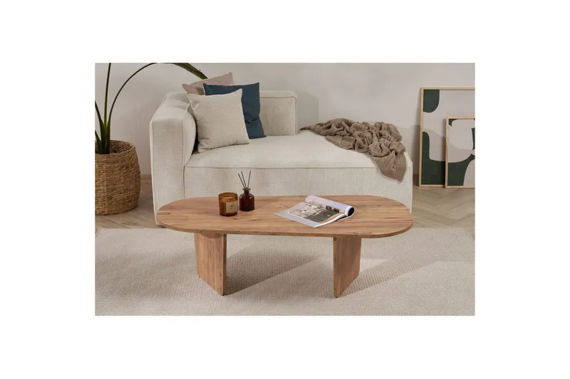 Omari Soffbord 130 cm - Brun - Möbler - Bord & matgrupp - Soffbord