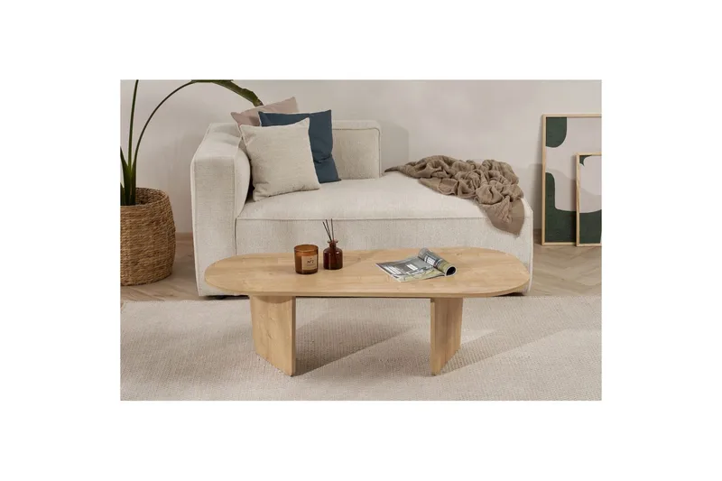 Omari Soffbord 130 cm - oak - Möbler - Bord & matgrupp - Soffbord