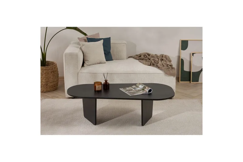 Omari Soffbord 130 cm - Svart - Möbler - Bord & matgrupp - Soffbord