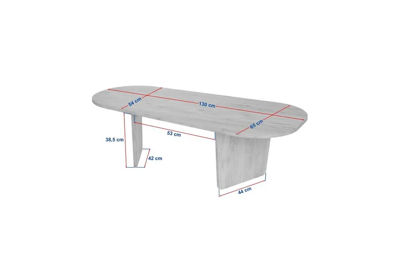 Omari Soffbord 130 cm - Valnöt - Möbler - Bord & matgrupp - Soffbord