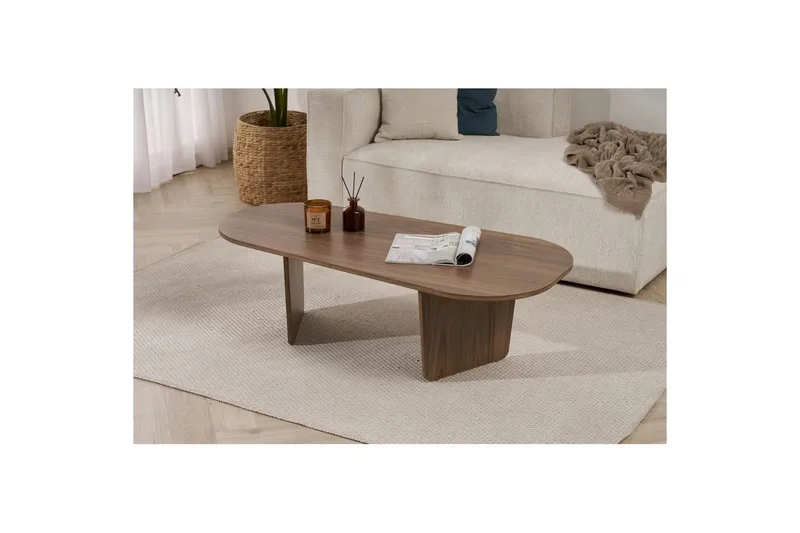 Omari Soffbord 130 cm - Valnöt - Möbler - Bord & matgrupp - Soffbord