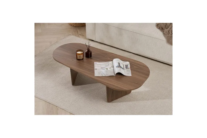 Omari Soffbord 130 cm - Valnöt - Möbler - Bord & matgrupp - Soffbord