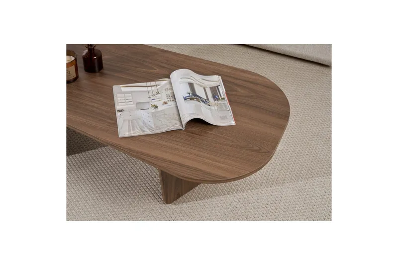 Omari Soffbord 130 cm - Valnöt - Möbler - Bord & matgrupp - Soffbord