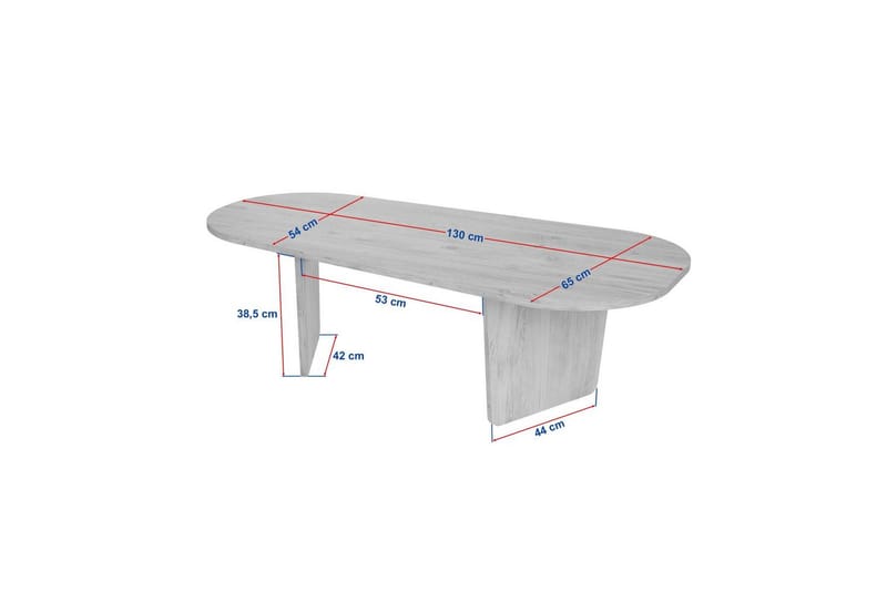 Omari Soffbord 130 cm - Valnöt - Möbler - Bord & matgrupp - Soffbord