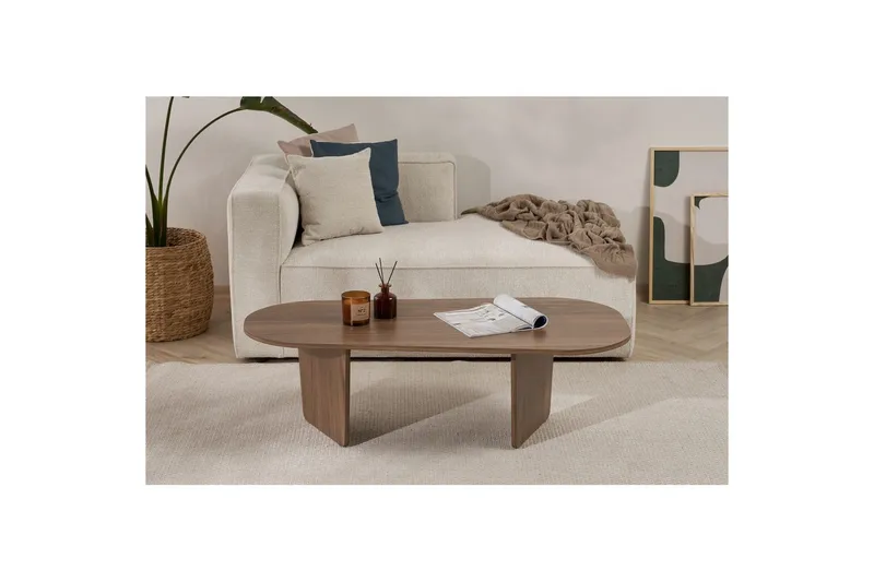 Omari Soffbord 130 cm - Valnöt - Möbler - Bord & matgrupp - Soffbord