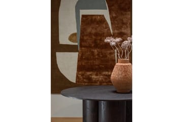 Oona Runt Matbord 140 cm med Trä- och Valnötsutseende - Brun - Möbler - Bord & matgrupp - Matbord & köksbord
