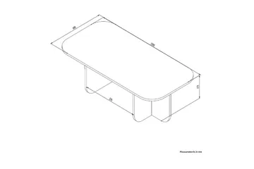 Orin Soffbord 120 cm - Beige - Möbler - Bord & matgrupp - Soffbord
