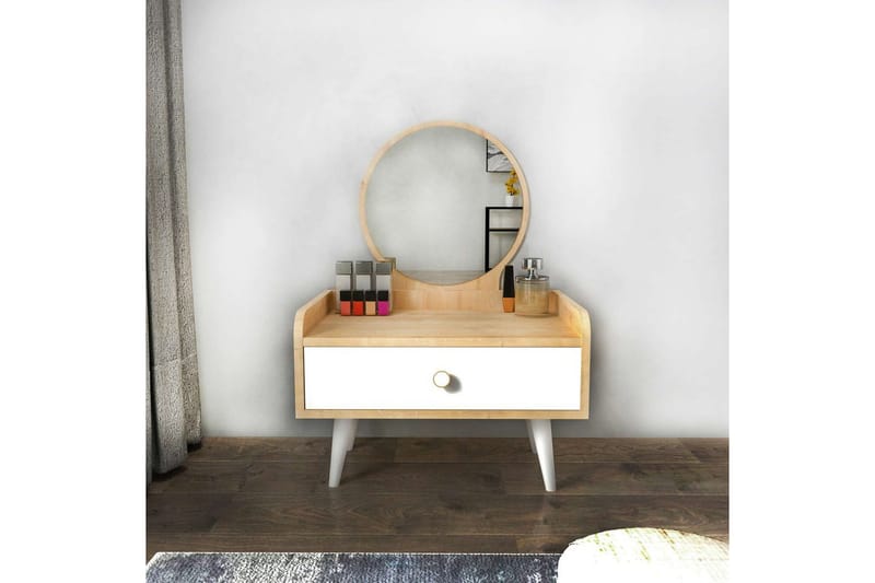 Orlinor Sminkbord 60 cm - Vit/Blå - Möbler - Bord & matgrupp - Sminkbord & toalettbord