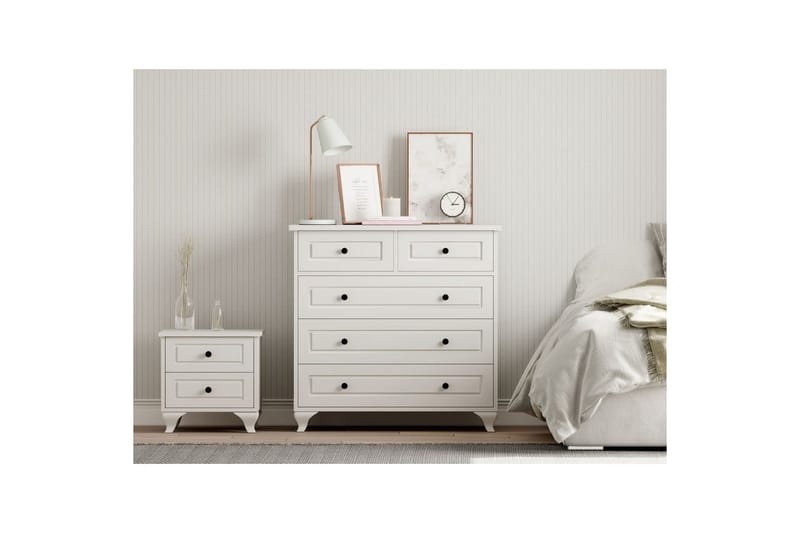 Orval Sminkbord 90 cm - Matt Vit - Möbler - Bord & matgrupp - Sminkbord & toalettbord